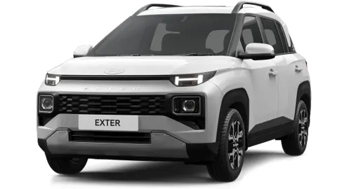 Hyundai Exter available for rent in Jaipur